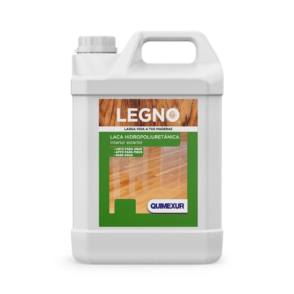Quimex Legno Laca Hidropoliuretánica Brillante 5 Lts.