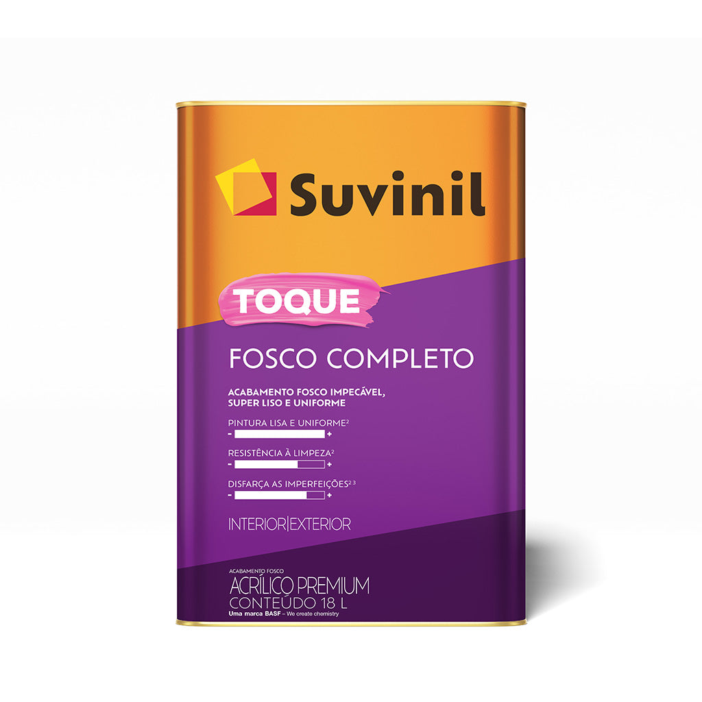 Suvinil Toque Mate Completo Blanco 18 Litros