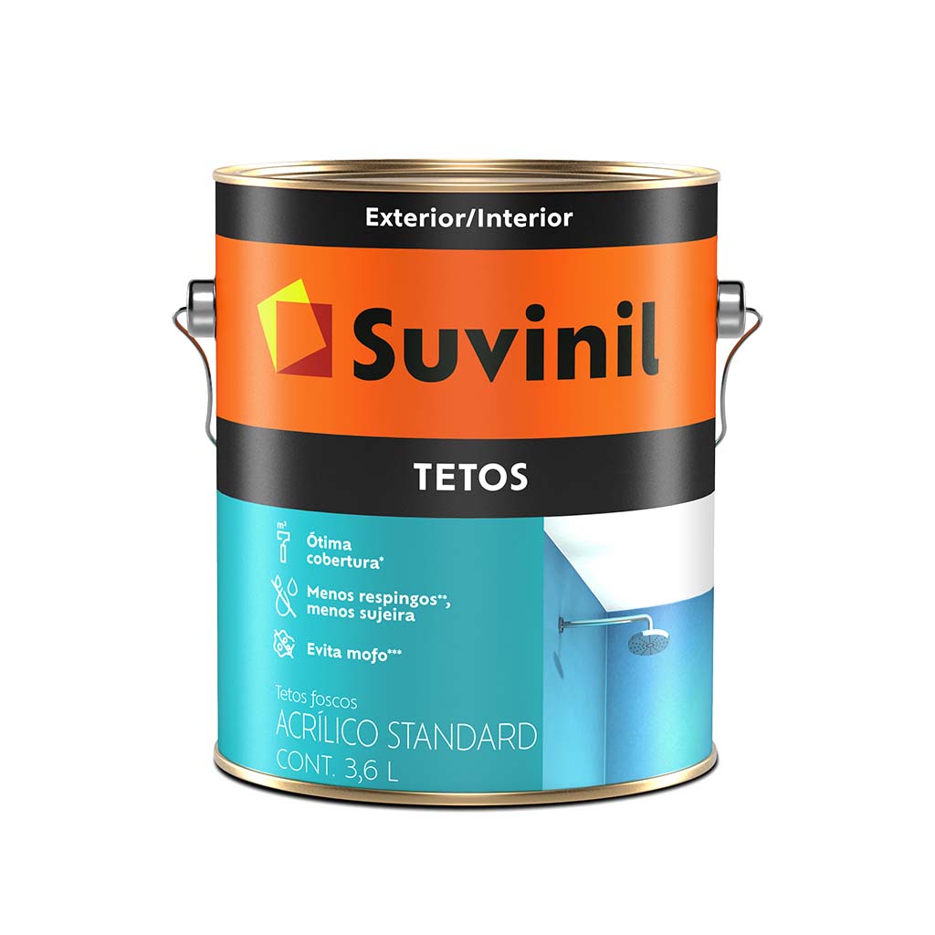 Suvinil Cielorraso interior Antihongos Blanco 3.6 Litros