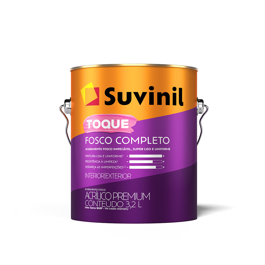 Suvinil Toque Mate Completo Blanco 3.6 Litros