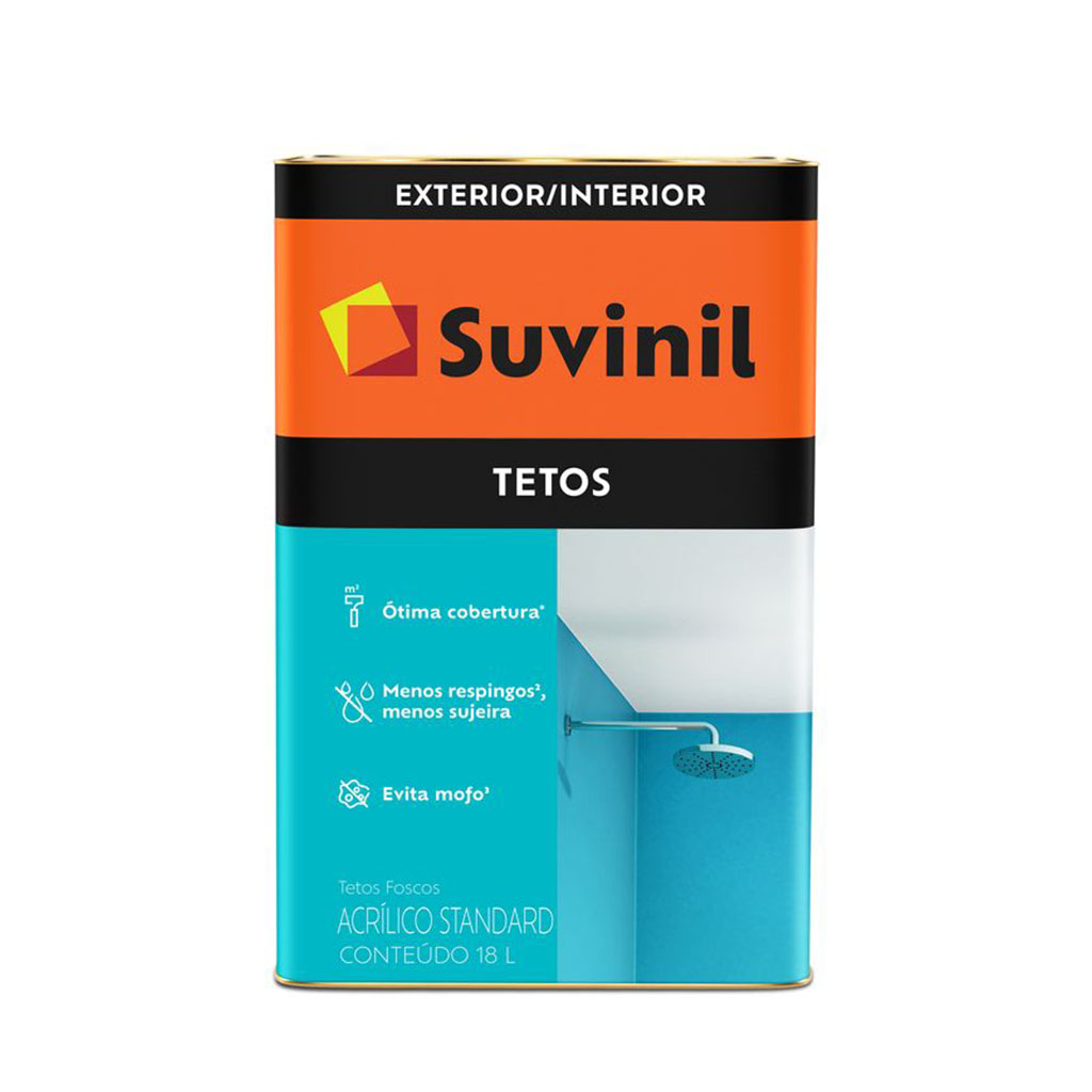 Suvinil Cielorraso interior Antihongos Blanco 18 Litros