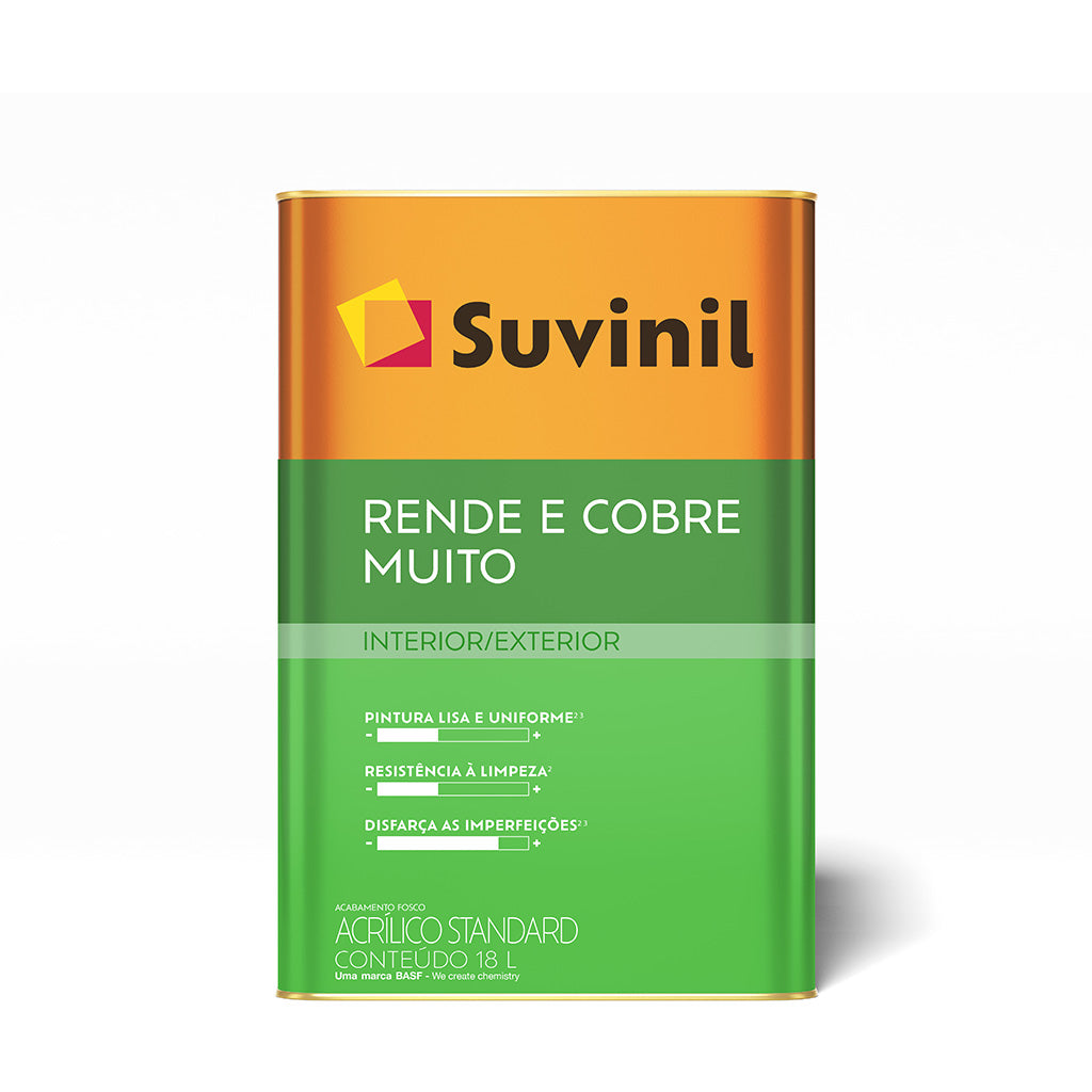 Suvinil latex Rinde y Cubre mucho Blanco 18 Litros