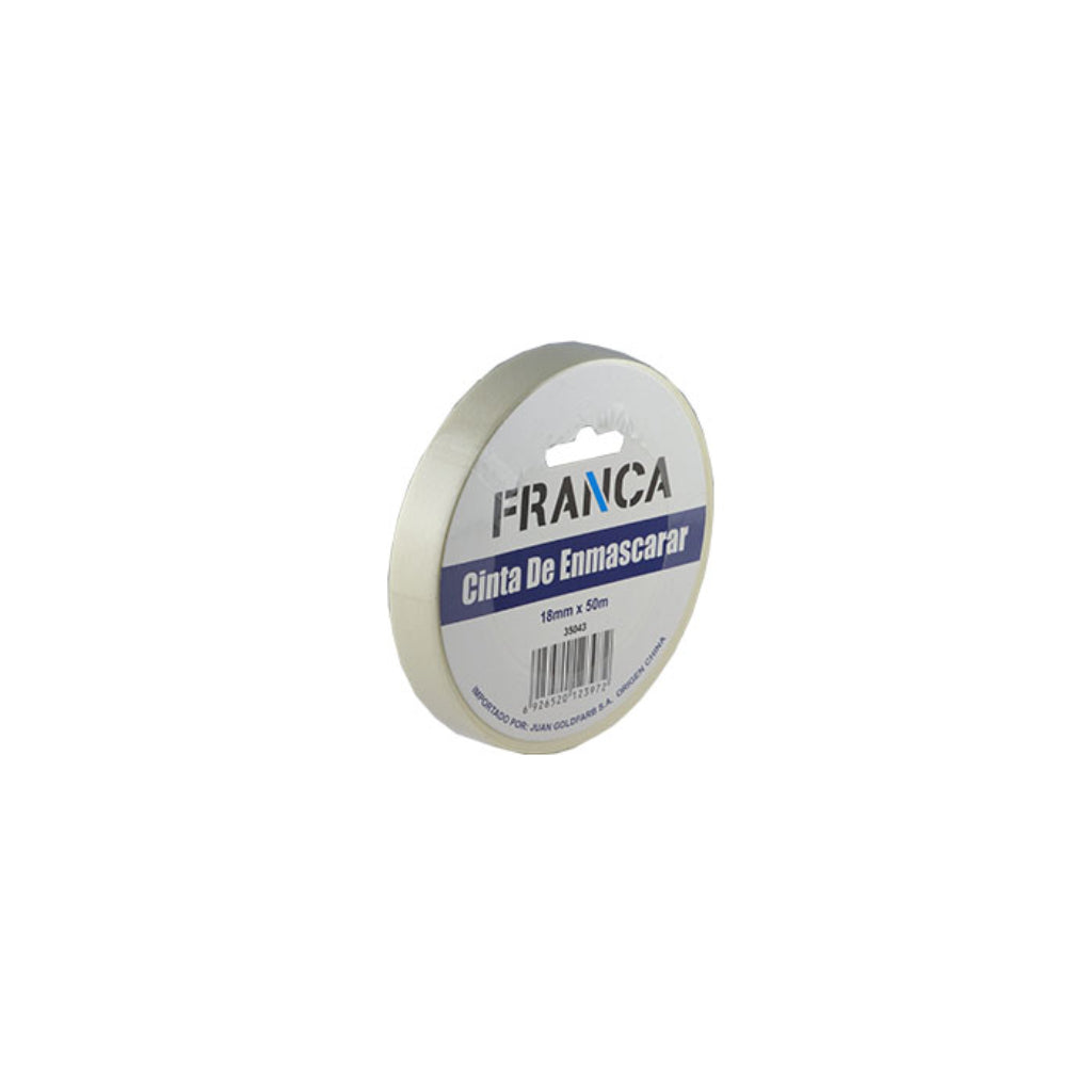 Franca Cinta De Enmascarar 18mm x 50mts.