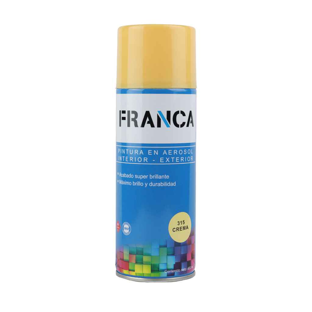 Franca Esmalte Aerosol Crema 400ml