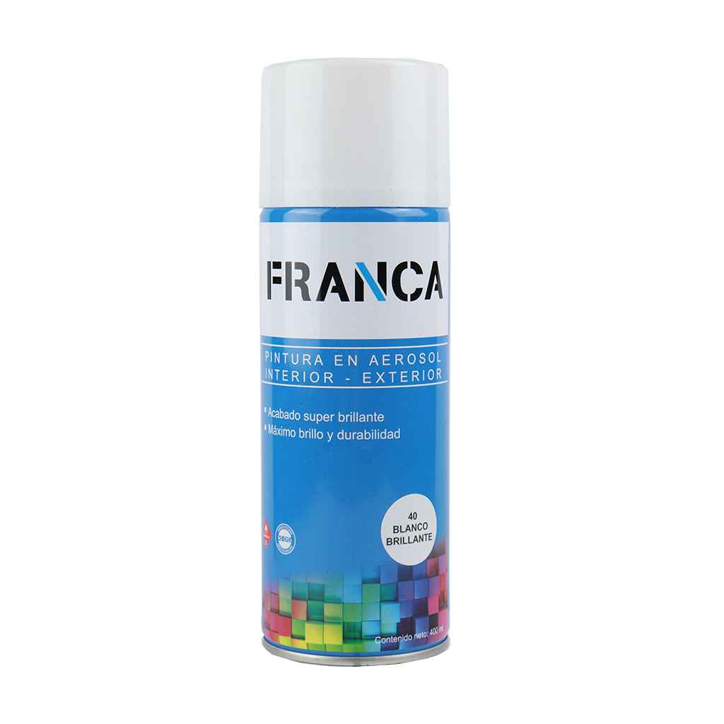 Franca Esmalte Aerosol Satinado 400ml