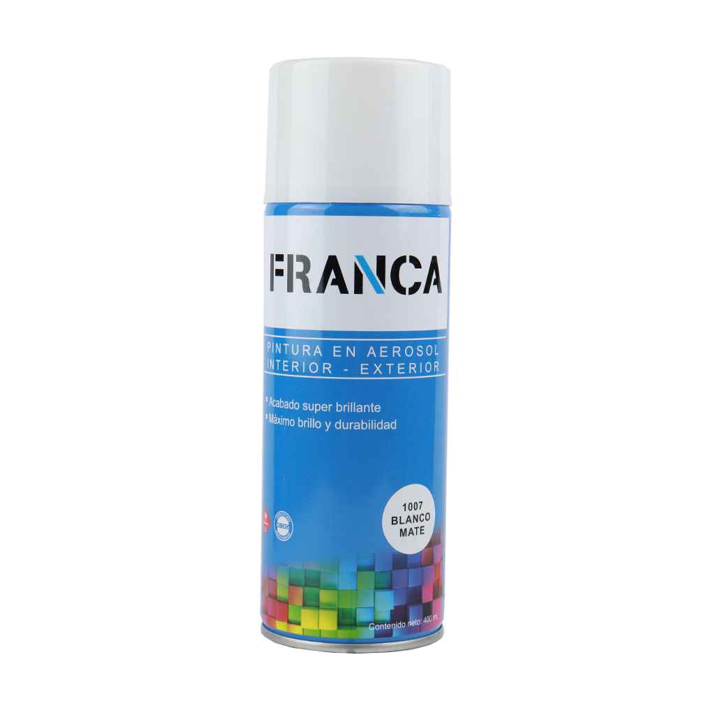 Franca Esmalte Aerosol Blanco Mate 400ml