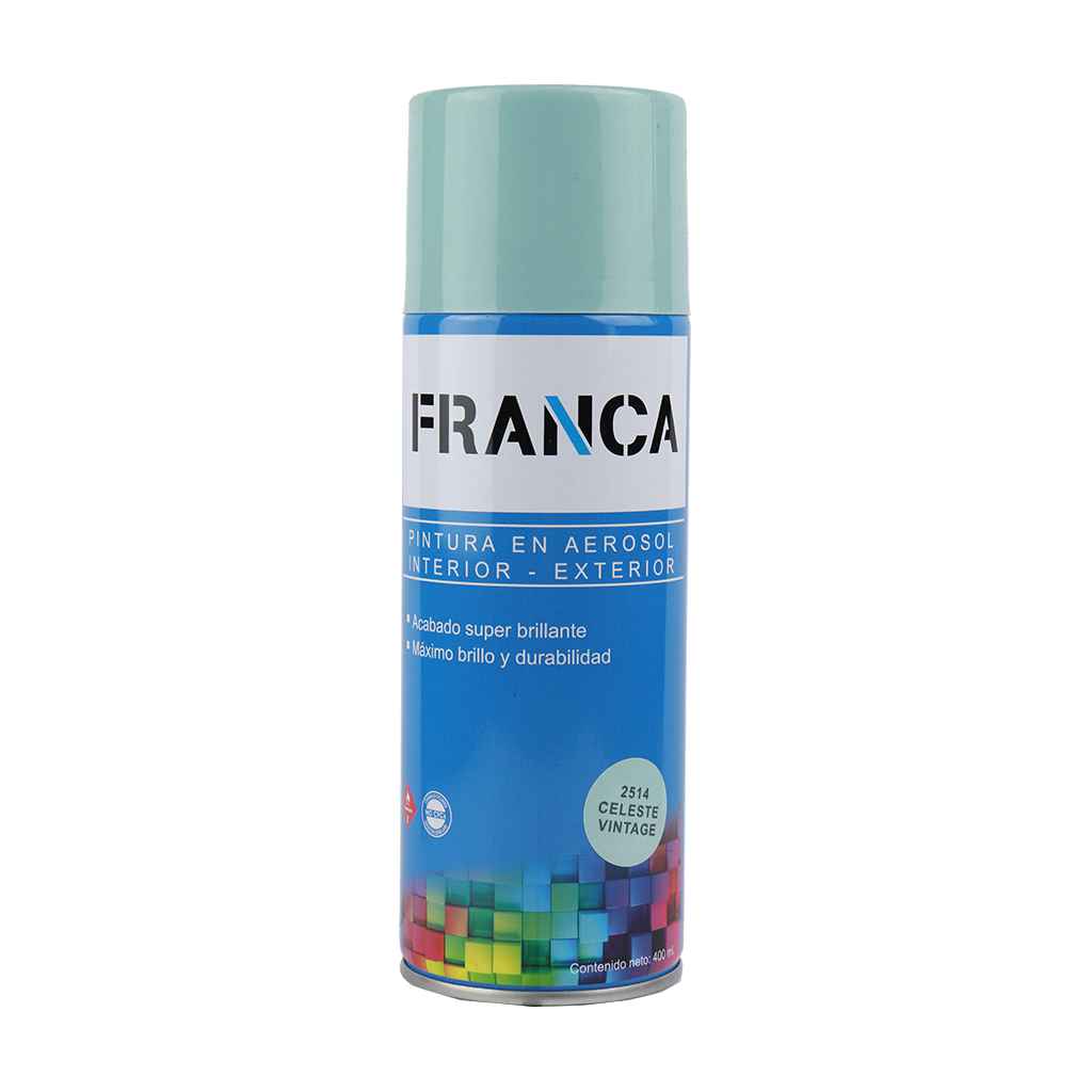 Franca Esmalte Aerosol Celeste Vintage 400ml