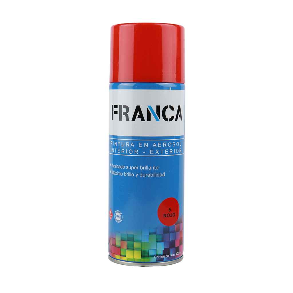 Franca Esmalte Aerosol Rojo 400ml