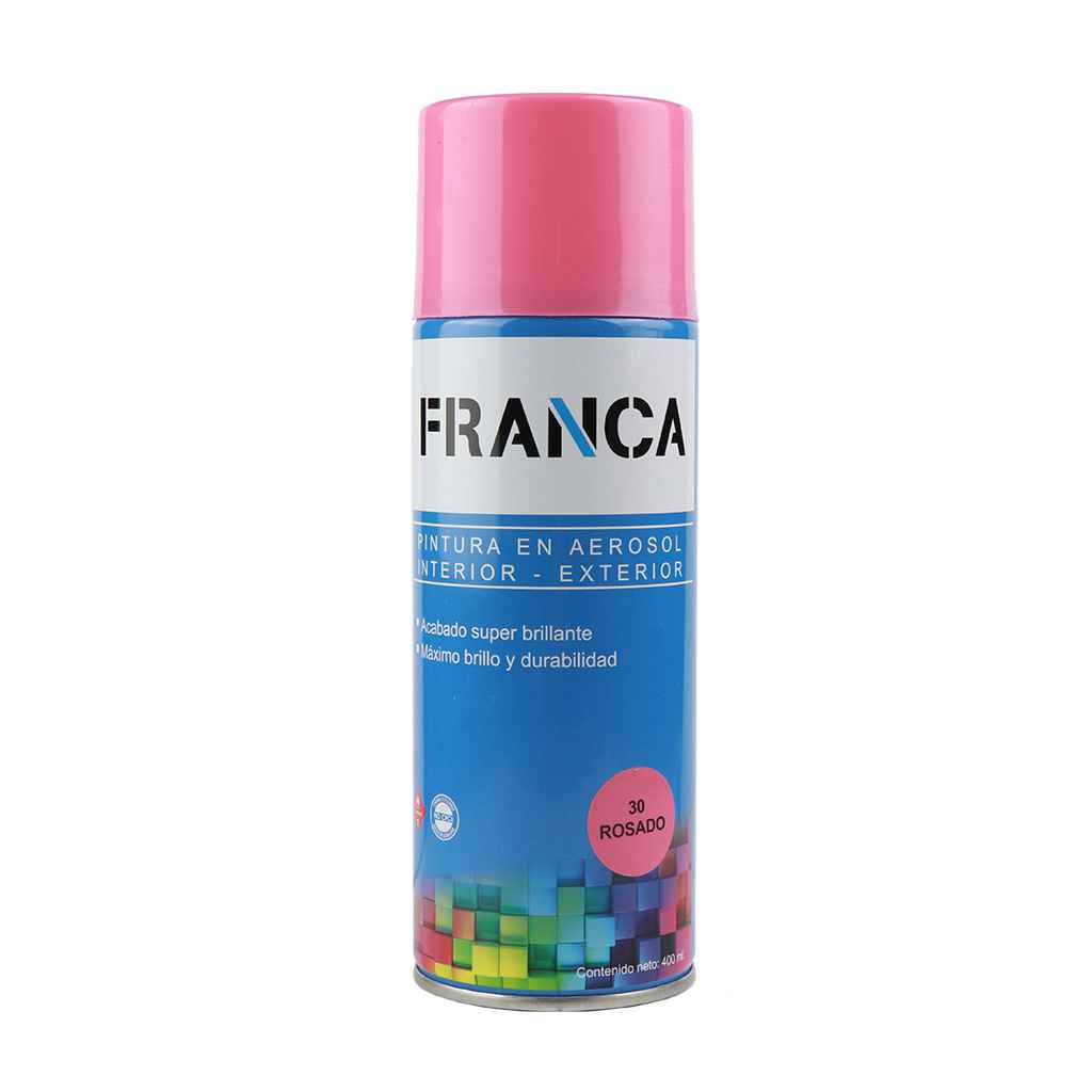 Franca Esmalte Aerosol Rosado 400ml
