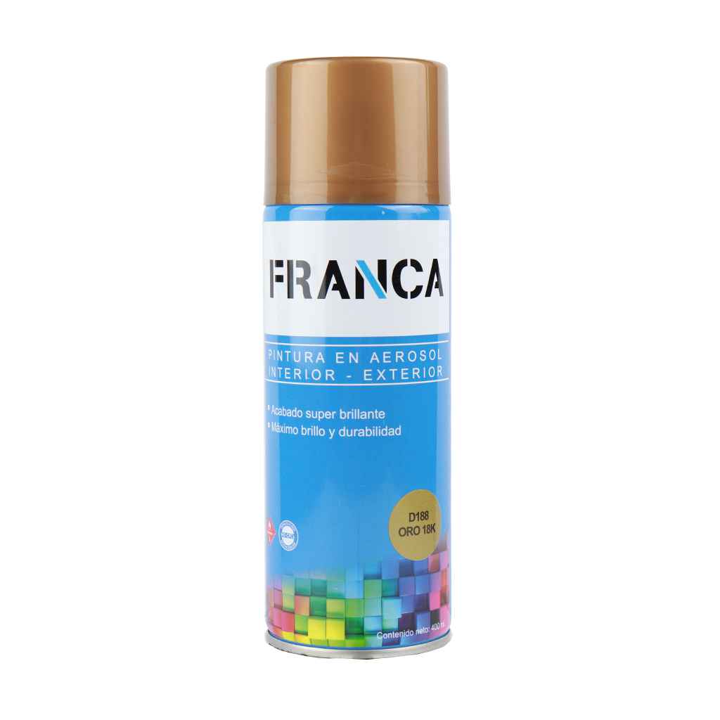 Franca Esmalte Aerosol Oro 18K 400ml