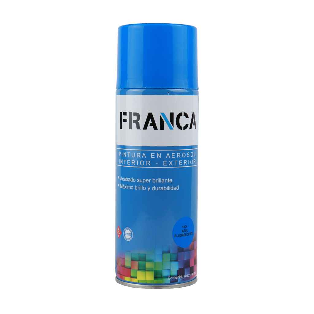 Franca Esmalte Aerosol Azul FLUOR 400ml