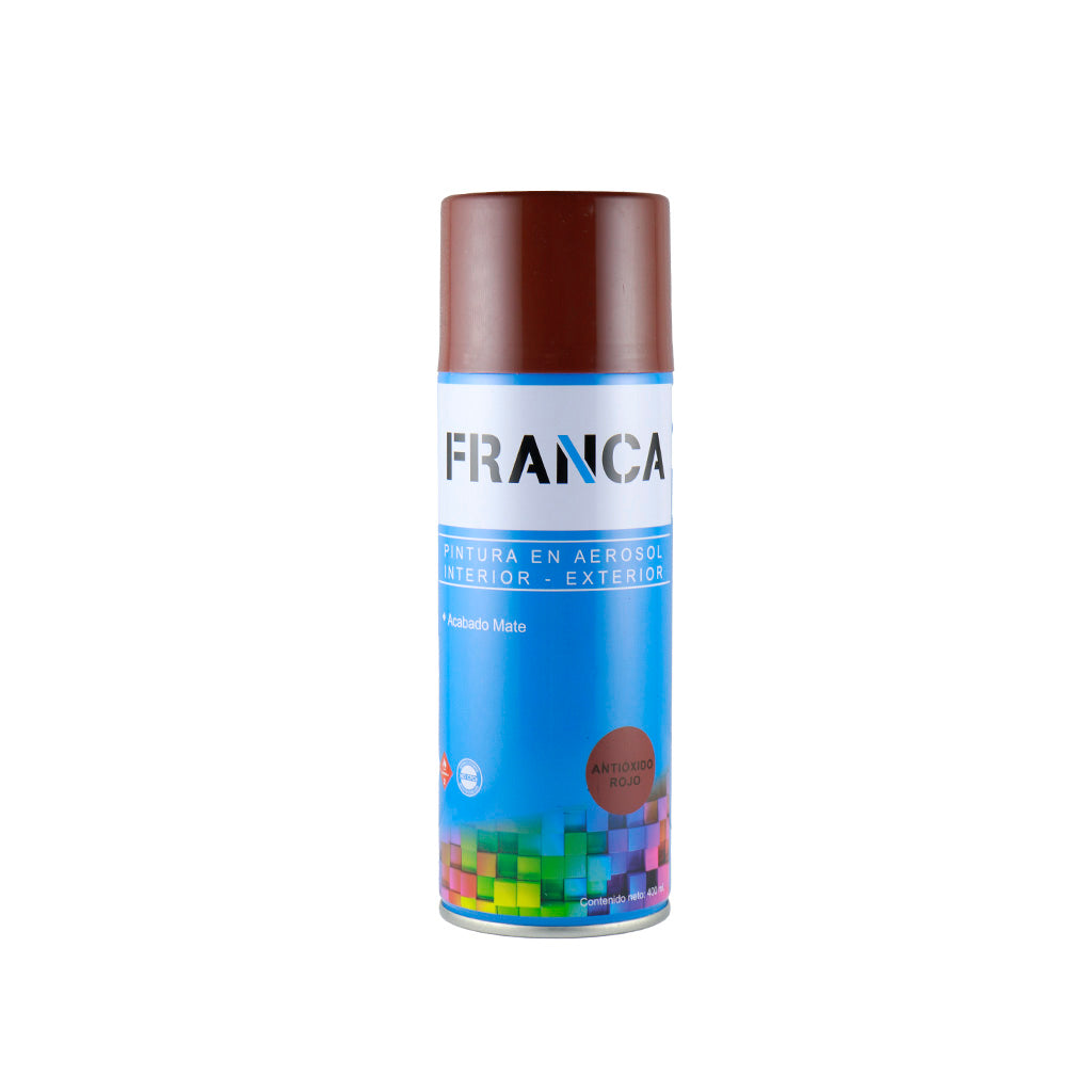Franca Esmalte Aerosol Antioxido Rojo 400ml