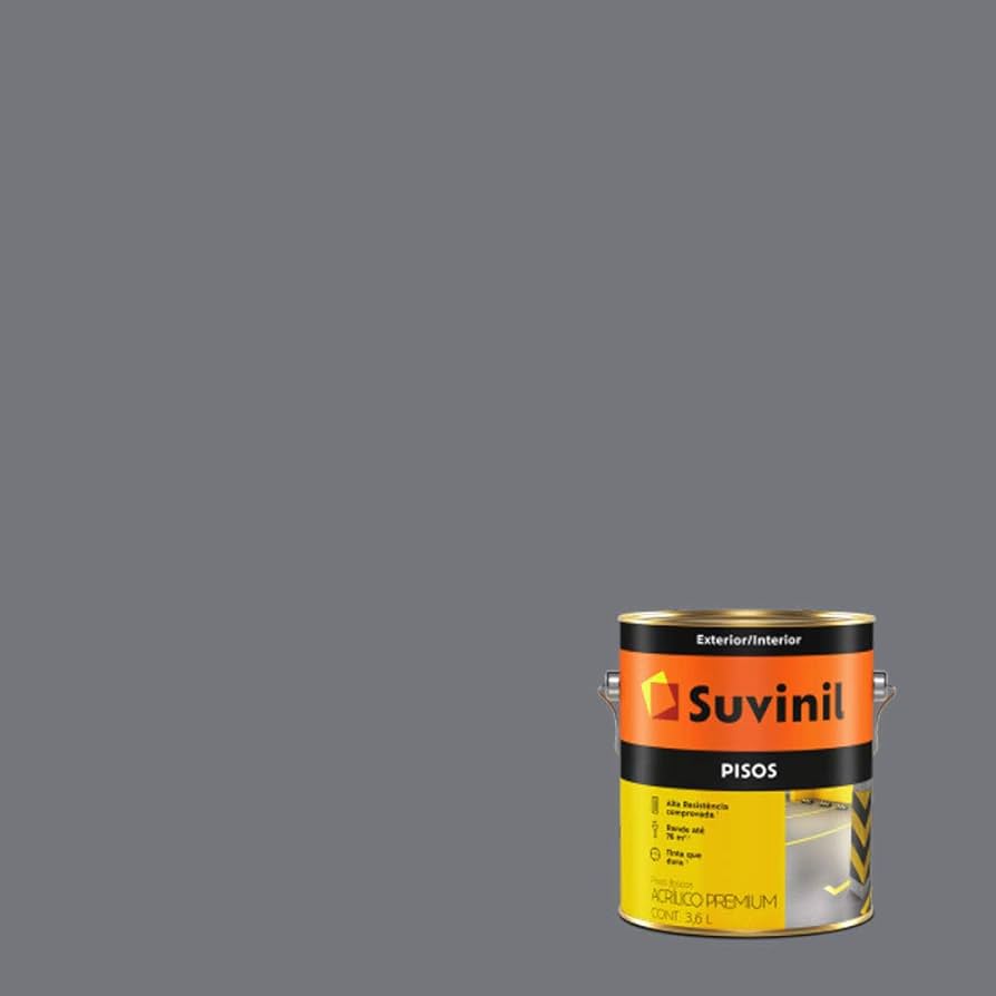 Suvinil Gris Pisos Premium Int./Ext. 3.6 Litros