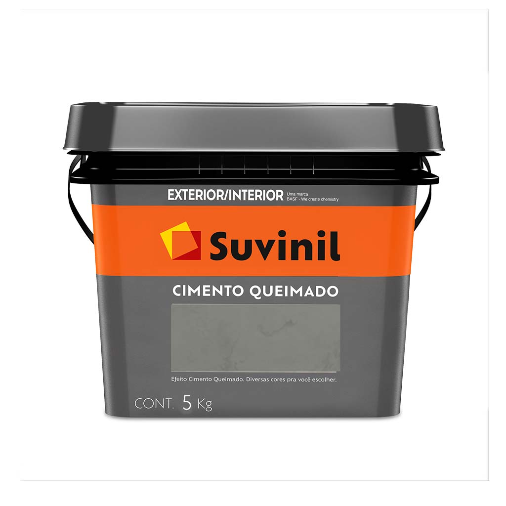 Suvinil Acrílico Efecto Cemento Quemado Tunel de concreto 5 kgs