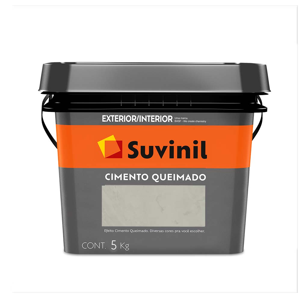 Suvinil Acrílico Efecto Cemento Quemado Día de Lluvia 5 kgs