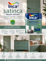 Satinca Balance (al agua) Esmalte Satinado Blanco 1 Litro