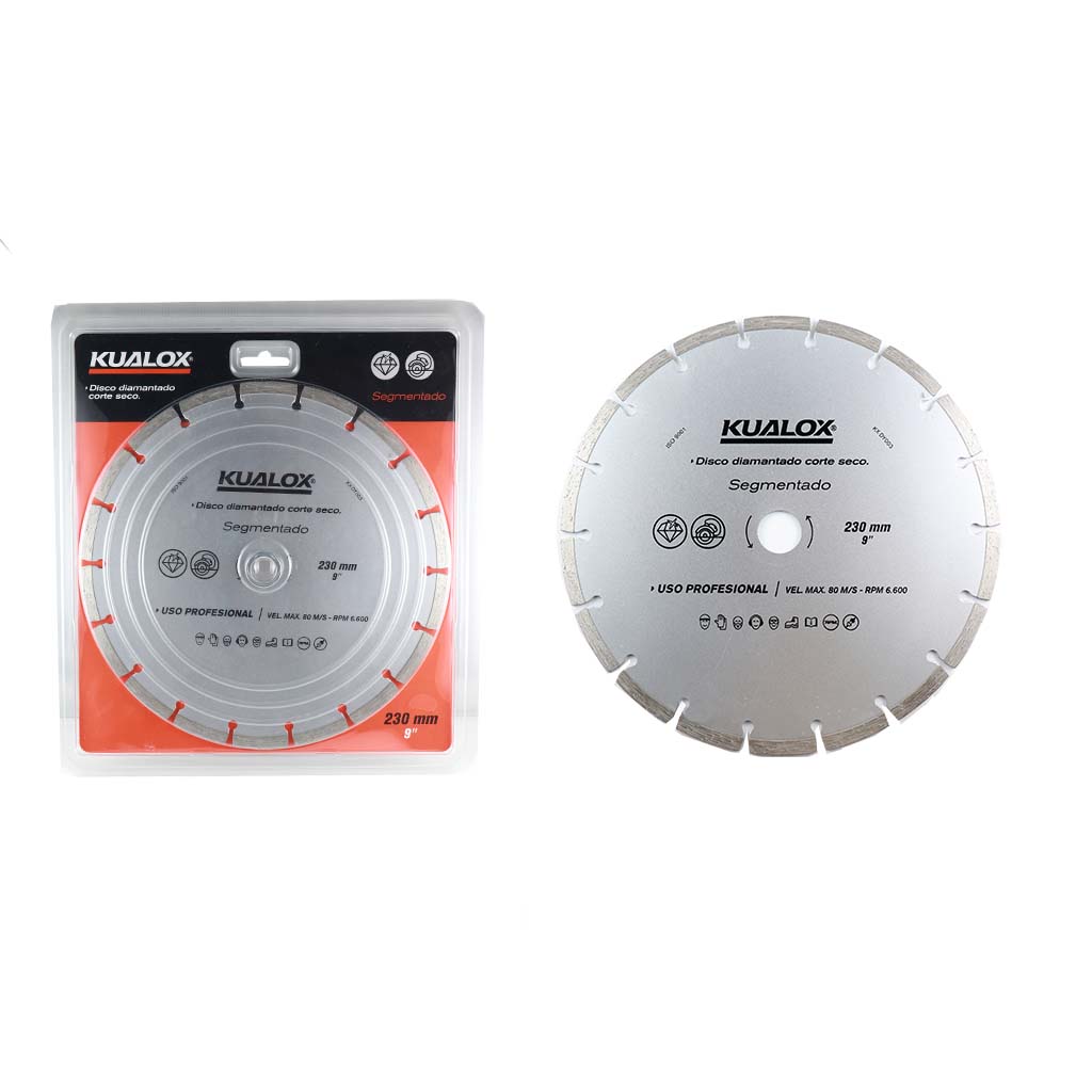 KUALOX DISCO SEGMENTADO 9" 230MM