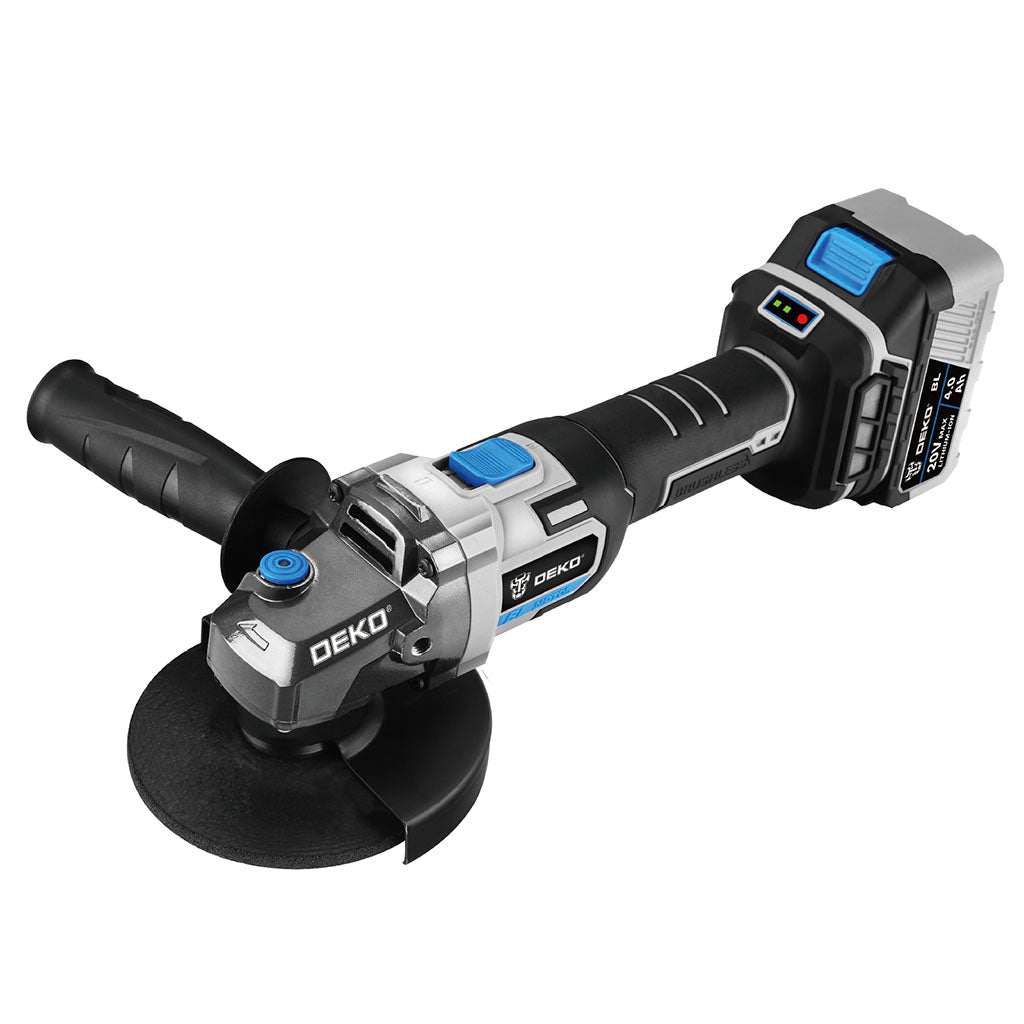 Amoladora Angular 5'' 20V Brushless C/Bat. 4.0Ah y Cargador