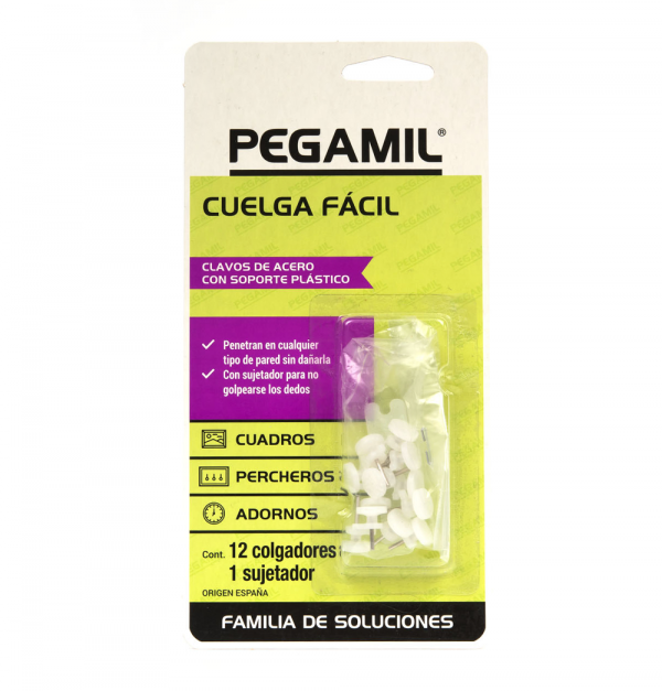 Pegamil Cuelga Facil - Clavos con soporte para cuadros