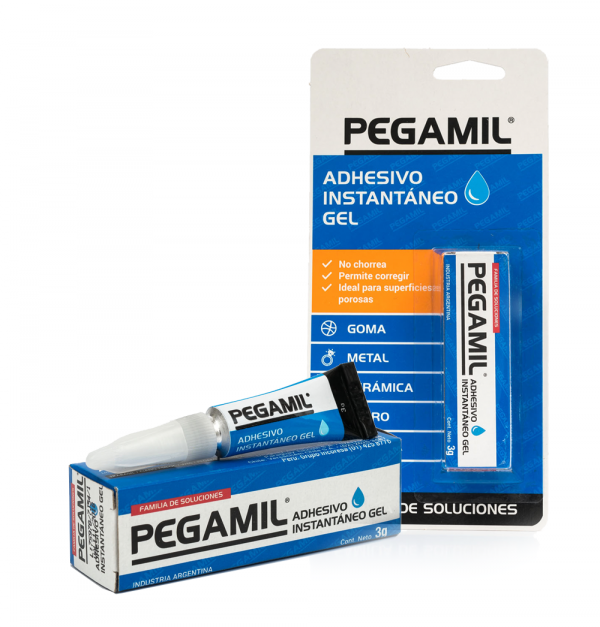 Pegamil Adhesivo Instantaneo Gel 3g