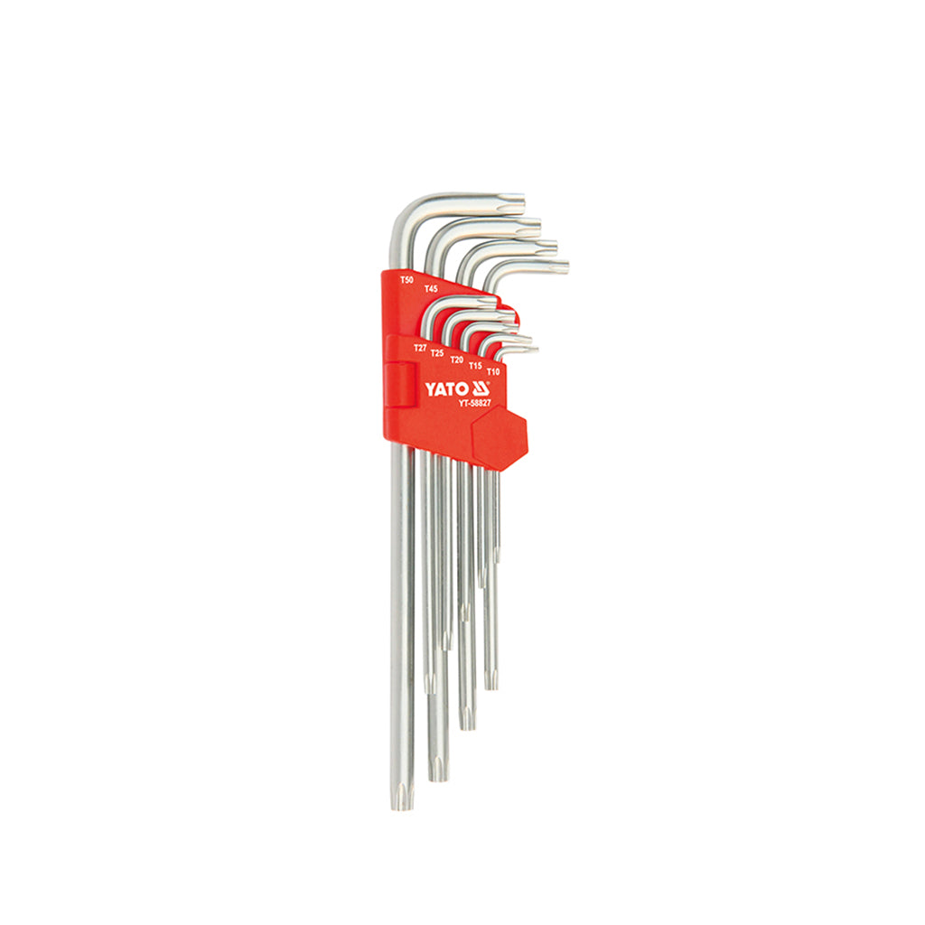 YATO Juego 9Pz. Llaves Allen Torxs (T10 - T50)