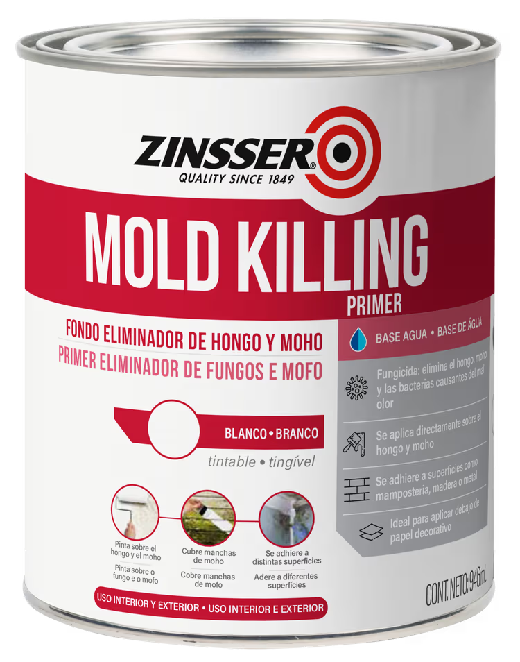 Zinsser Primer eliminador de Hongos 0.946 Lt