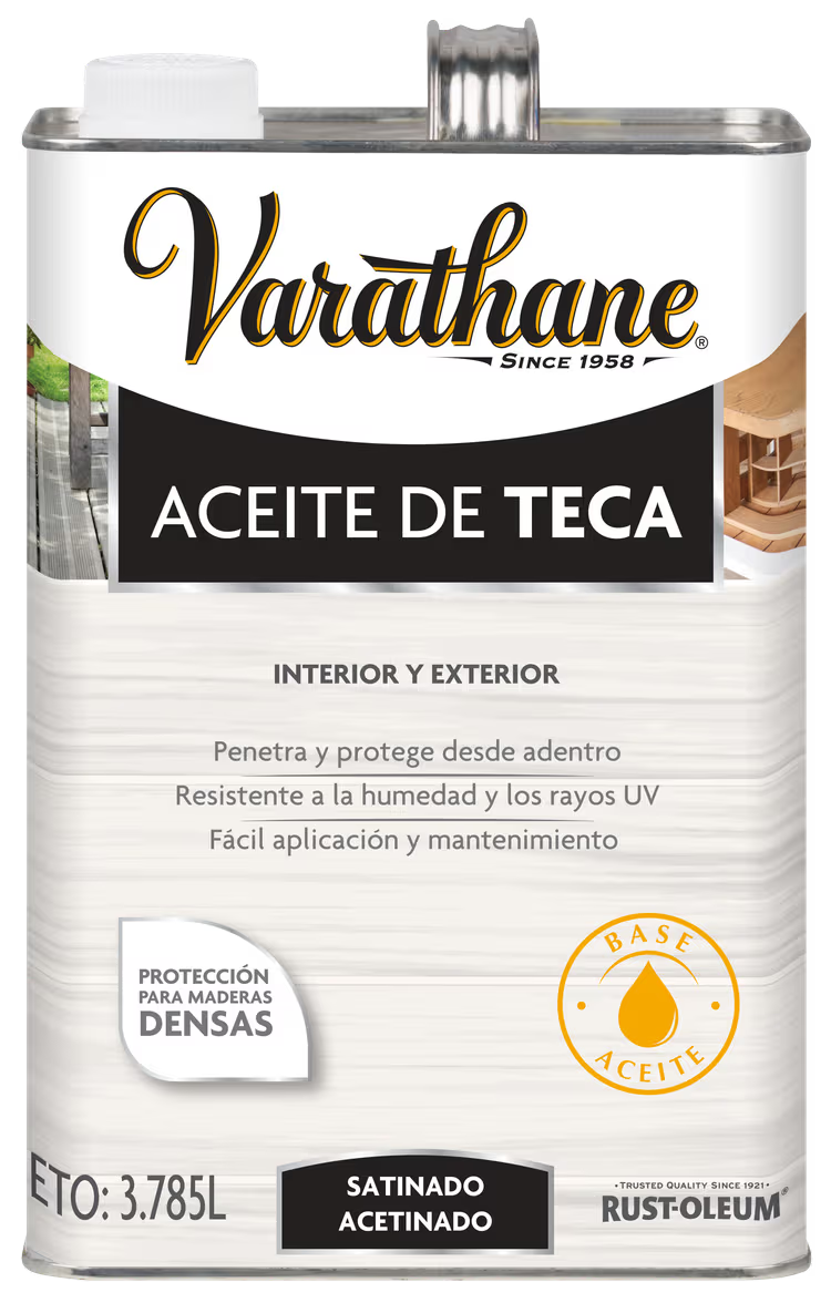 Varathane Aceite de Teca 3.785 Lts.