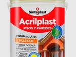 Acriplast Sinteplast Pintura Pisos y paredes Celeste 10 Litros