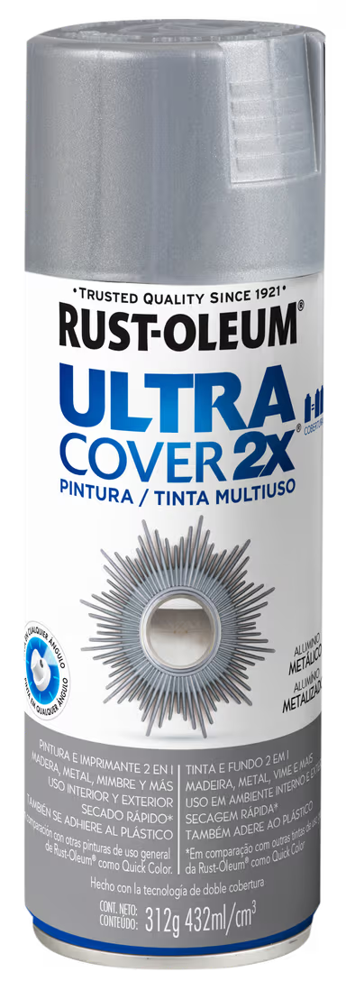 Rust Oleum Esmalte ultra cover Aluminio 430 Ml