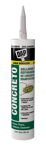 DAP® Sellador CONCRETO Reparador de Concreto y Mampostería 300 ML