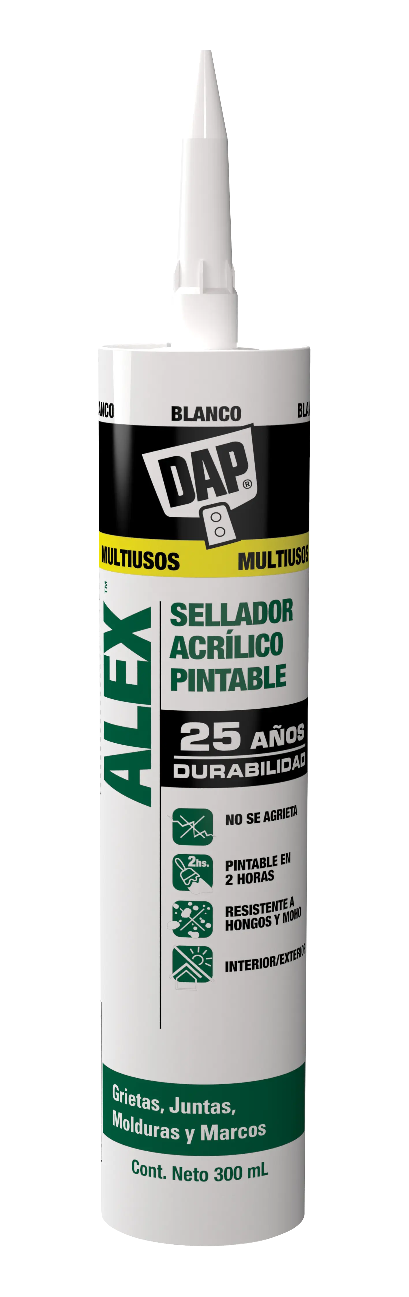 DAP® Sellador Acrílico Pintable ALEX™ 300 ML