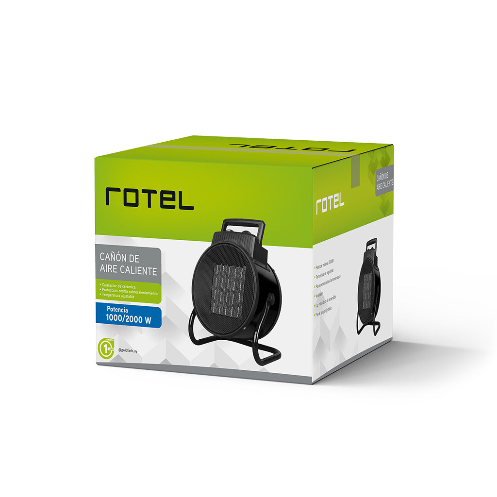 Rotel Cañón de Aire Caliente (1000-2000W)