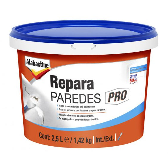 Masa Repara Paredes ALABASTINE Pro Int/Ext 2,5L/ 1,42kg
