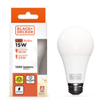 Black y Decker Lampara Led E27 15W Calida