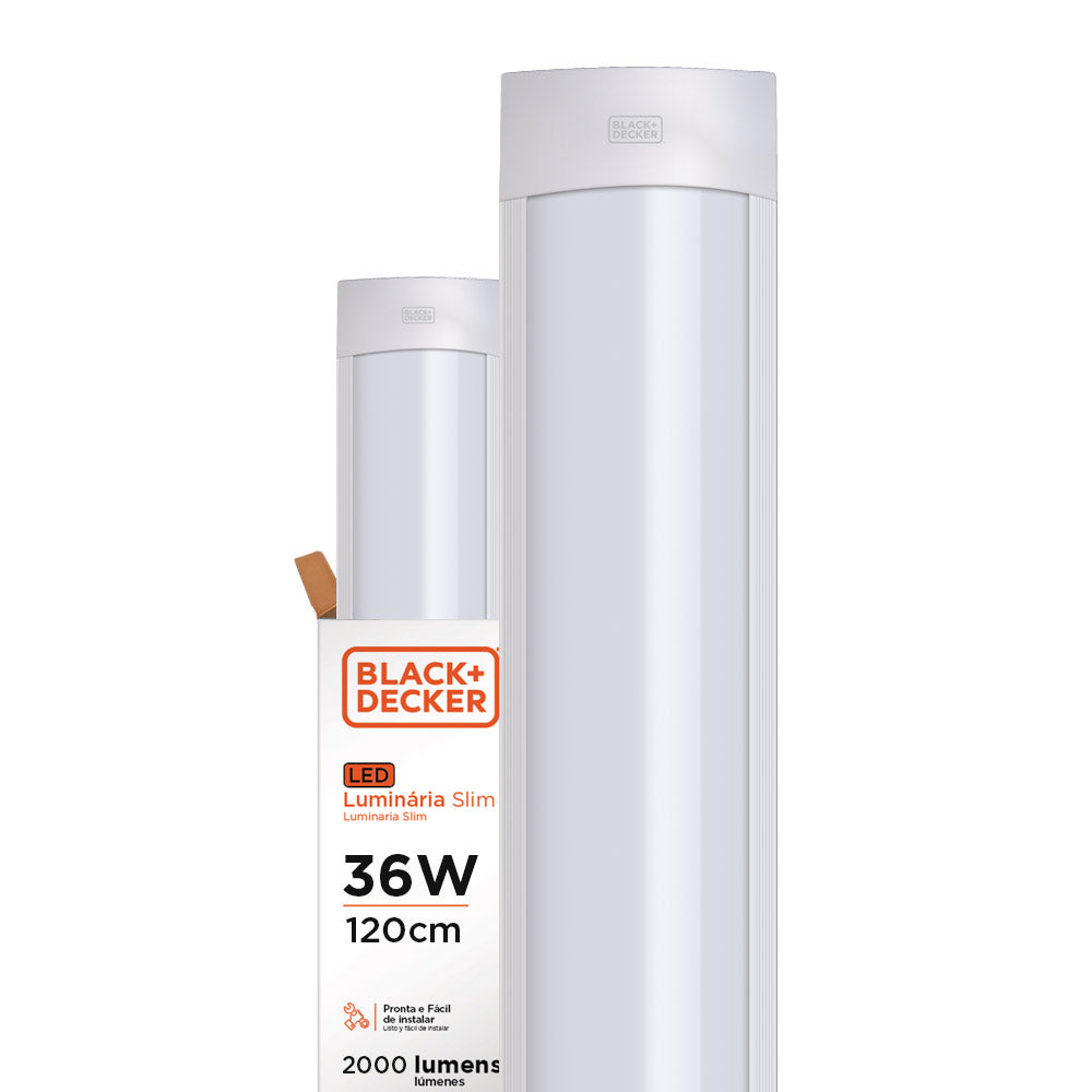 Black y Decker Liston Led Slim 36W 120 CM Frio