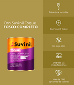 Suvinil Toque Mate Completo Blanco 3.6 Litros