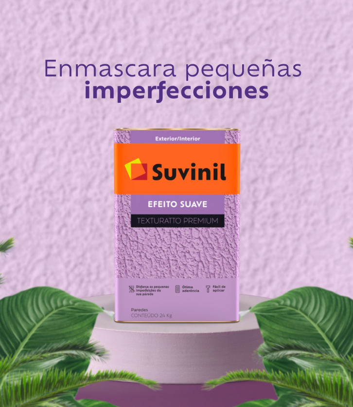 Suvinil Textura Acrílica Lisa Suave Blanco 21 Kilos