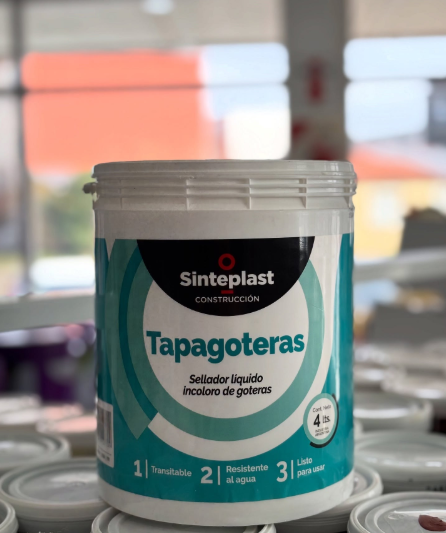 Sinteplast Tapa Goteras Membrana Transparente 4 Litros