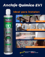 Quilosa Anclaje Químico Poliester EV1 300 ml