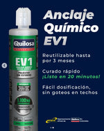 Quilosa Anclaje Químico Poliester EV1 300 ml