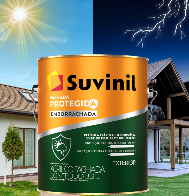 Suvinil Fachada Protegida Impermeable Blanco 18 Litros