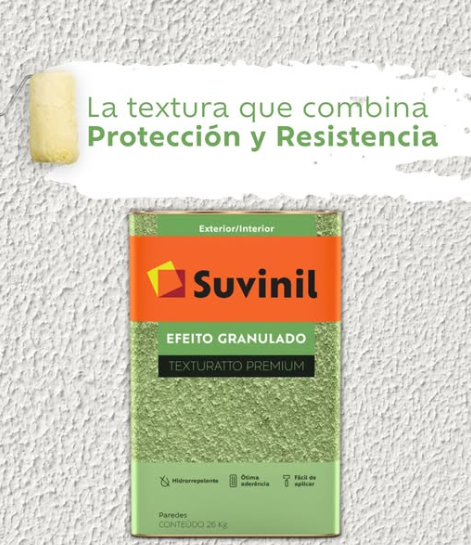 Suvinil Textura Acrílica Classica Grano Medio Blanco 22 Kilos