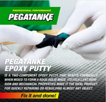 Pegatanke Masilla Epoxi 2 Componentes Negro 35 Grs