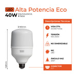 Black y Decker Lampara Led E27 40W Fria
