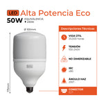 Black y Decker Lampara Led E27 50W Fria