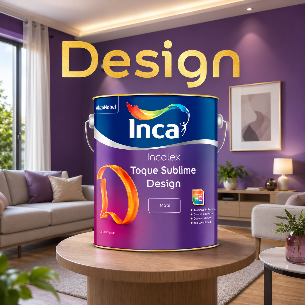 Incalex Toque Sublime Lavable Blanco 1 Litro