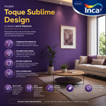 Incalex Toque Sublime Lavable Blanco 1 Litro