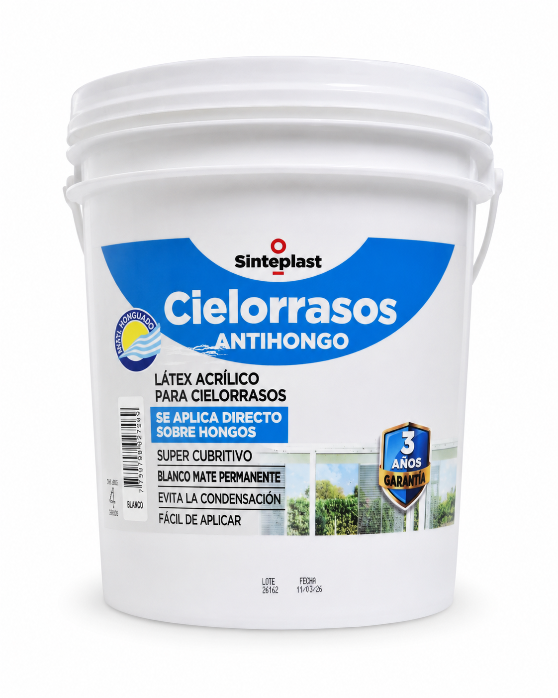 Sinteplast Cielorraso Antihongos Directo Sobre Hongo 4L