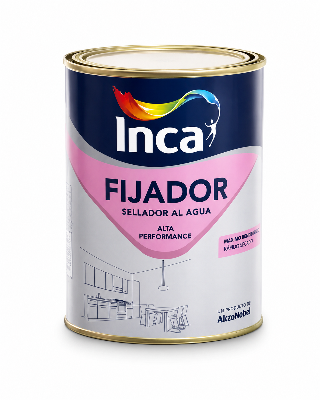 Inca Fijador Sellador Al Agua 1l
