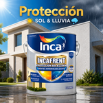 Incafrent Fachadas y Muros Blanco 4 Litros